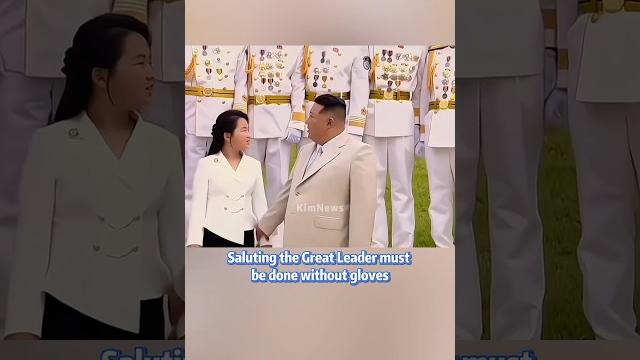 Saluting the great leader must be done without gloves #kimjongun #northkorea #shorts Saluting the great leader must be done without gloves #kimjongun #northkorea #shorts