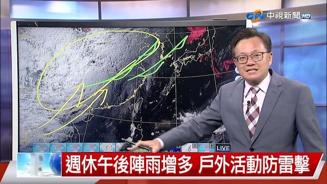 【立綱氣象報報】太平洋高壓西伸 高溫炎熱預防中暑│中視晚間氣象 20250619 【立綱氣象報報】太平洋高壓西伸 高溫炎熱預防中暑│中視晚間氣象 20250619