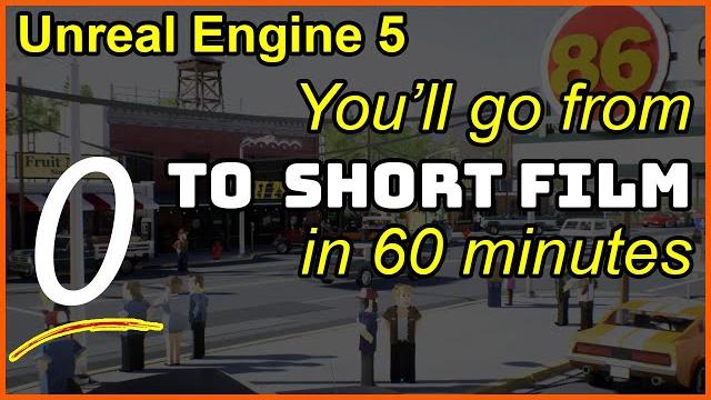 Learn unreal engine 5 by making a short film in under 60 minutes! no experience needed. #ue5 Learn unreal engine 5 by making a short film in under 60 minutes! no experience needed. #ue5