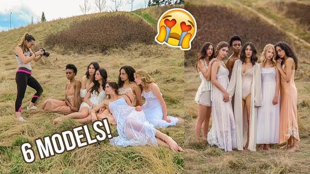 Photoshoot with 6 models! behind the scenes Photoshoot with 6 models! behind the scenes