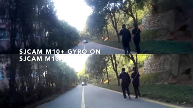 Sjcam m10+ with gyro on vs. sjcam m10 Sjcam m10+ with gyro on vs. sjcam m10