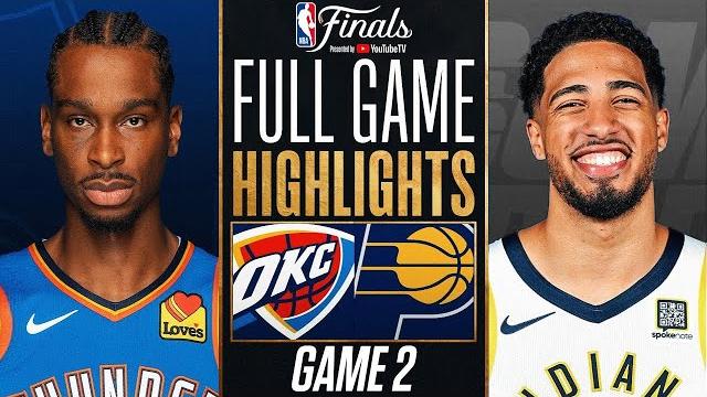 Thunder vs pacers full game 2 highlights june 8, 2025 nba finals full game 2 highlights today 2k25 Thunder vs pacers full game 2 highlights june 8, 2025 nba finals full game 2 highlights today 2k25