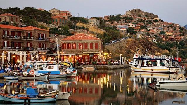 Molyvos (mithimna) village, lesvos island, greece hd Molyvos (mithimna) village, lesvos island, greece hd