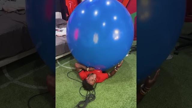 Human balloon challenge Human balloon challenge