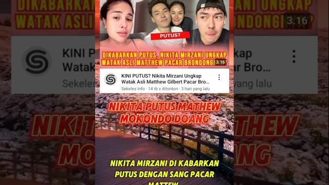 Nikita mirzani putus dengan matthew??! dia mokondo!! #trending #artis #shorts @crazynikmirreal Nikita mirzani putus dengan matthew??! dia mokondo!! #trending #artis #shorts @crazynikmirreal