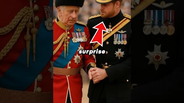 Harry's surprise uk return sparks emotional reunion with king charles at trooping the colour #shorts Harry's surprise uk return sparks emotional reunion with king charles at trooping the colour #shorts