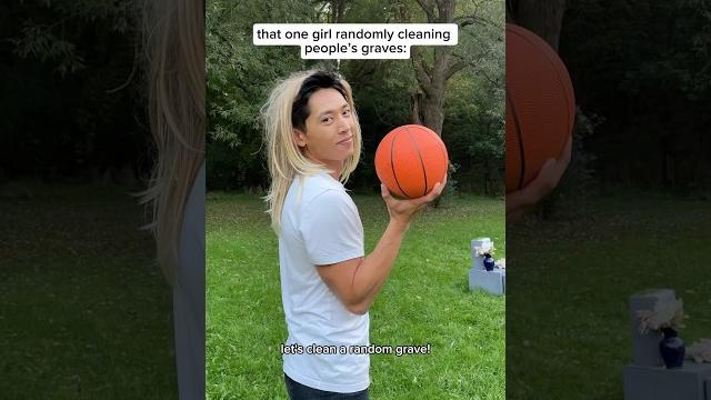 Let’s clean a random grave 🫧 #shorts #comedy #parody #satire Let’s clean a random grave 🫧 #shorts #comedy #parody #satire