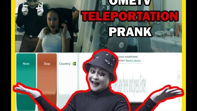 Teleportation prank on omegle Teleportation prank on omegle