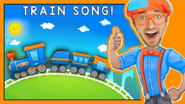 Trains for children | fun train song by blippi Trains for children | fun train song by blippi