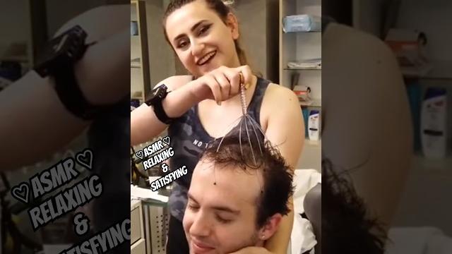 Asmr head massage #relaxing #asmrsounds #asmr Asmr head massage #relaxing #asmrsounds #asmr