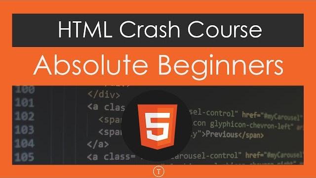 Html crash course for absolute beginners Html crash course for absolute beginners