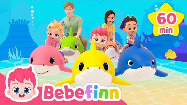 Baby shark doo doo doo | 1 hour with bebefinn! | +compilation | nursery rhymes & kids songs Baby shark doo doo doo | 1 hour with bebefinn! | +compilation | nursery rhymes & kids songs