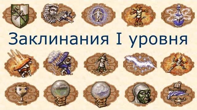 Заклинания i уровня герои 3 (гайд) Заклинания i уровня герои 3 (гайд)
