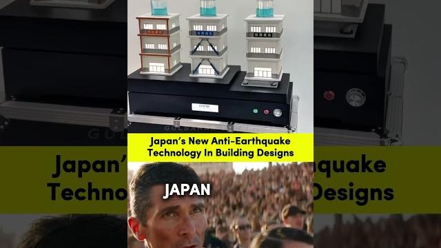 Japan’s buildings that float during earthquakes! Japan’s buildings that float during earthquakes!