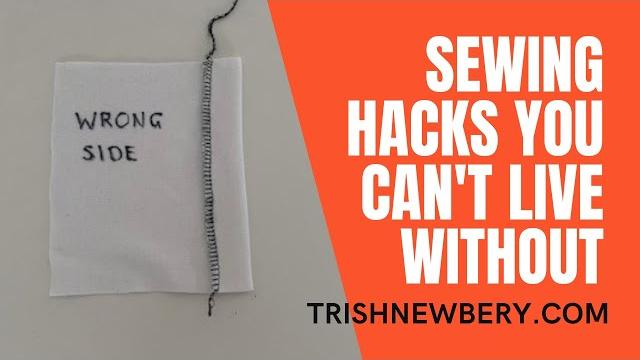Use your serger as a hemmer hack #shorts Use your serger as a hemmer hack #shorts
