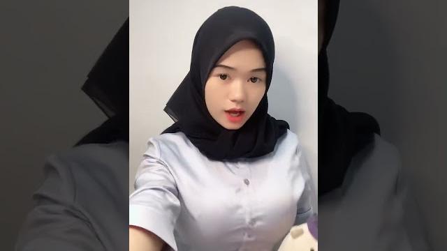 Jilbab baju putih ketat licin | @meimei_chann Jilbab baju putih ketat licin | @meimei_chann