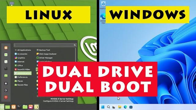 Windows & linux: dual drive dual boot Windows & linux: dual drive dual boot