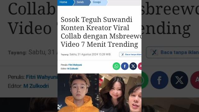 Waduh, teguh suwandi collab dengan msbreewc Waduh, teguh suwandi collab dengan msbreewc