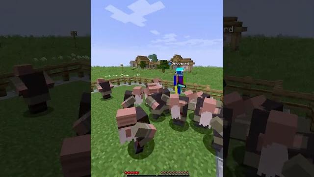 Minecraft avcı dedeyi bulursa kazanır! #shorts Minecraft avcı dedeyi bulursa kazanır! #shorts