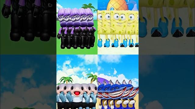 Sponge bob vs minion escape from los tralaleritos #roblox #sprunki #sonic #mario #pomni #animation Sponge bob vs minion escape from los tralaleritos #roblox #sprunki #sonic #mario #pomni #animation