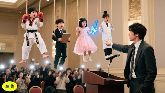 Ceoが記者会見で昇進を発表していたその時、突然4人の天才キッズが乱入!「パパ、逮捕するわよ!」 Ceoが記者会見で昇進を発表していたその時、突然4人の天才キッズが乱入!「パパ、逮捕するわよ!」