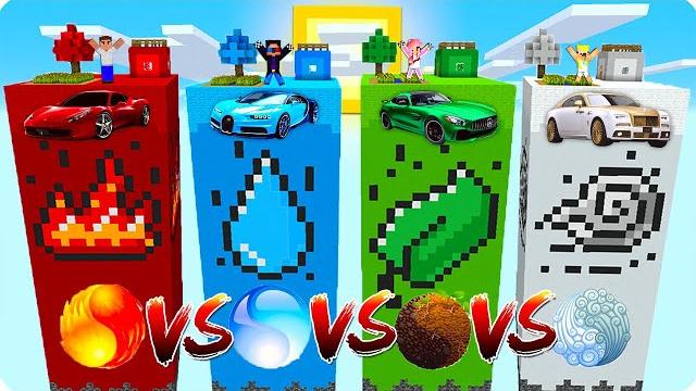 Чанк огня vs воды vs земли vs воздуха в майнкрафт! шеди леска и нубик против 4 стихии minecraft Чанк огня vs воды vs земли vs воздуха в майнкрафт! шеди леска и нубик против 4 стихии minecraft