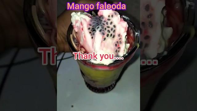 Home made simple mango falooda #vkgoldenwings #dessert #falooda #mangorecipe #mangofalooda #mango Home made simple mango falooda #vkgoldenwings #dessert #falooda #mangorecipe #mangofalooda #mango