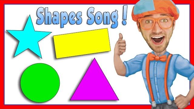 Learn shapes for kids with blippi | the shapes song Learn shapes for kids with blippi | the shapes song