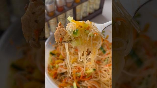 Идеальная фунчоза с курицей #рецепты #пп #ужин Идеальная фунчоза с курицей #рецепты #пп #ужин