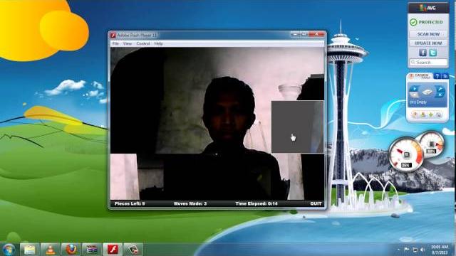Flash integrated with webcam Flash integrated with webcam