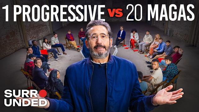 20 trump supporters take on 1 progressive (feat. sam seder) | surrounded 20 trump supporters take on 1 progressive (feat. sam seder) | surrounded