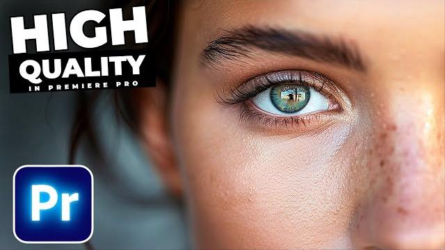 How to increase video quality in premiere pro How to increase video quality in premiere pro