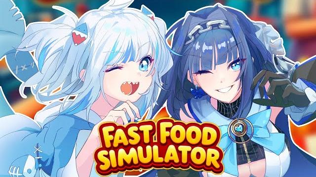 【fast food simulator】legend is made here with @gawrgura 【fast food simulator】legend is made here with @gawrgura