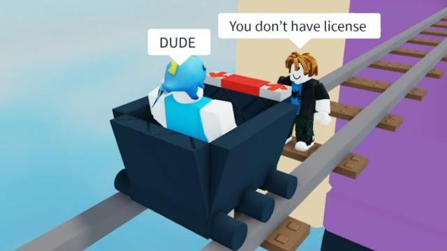 Roblox cart ride funny moments (dumb edits) #1 Roblox cart ride funny moments (dumb edits) #1