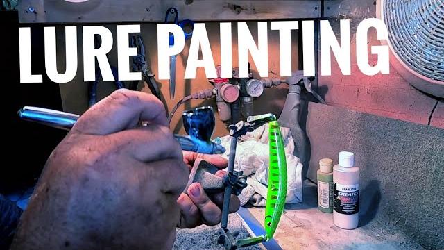 How to air brush lures How to air brush lures