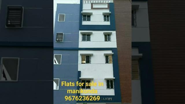 Flats for sale in manikonda Flats for sale in manikonda