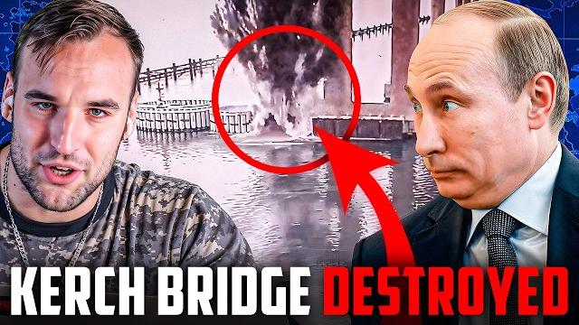 Kerch bridge attacked! the 1100kg blast that rocked the crimean bridge! ukraine update Kerch bridge attacked! the 1100kg blast that rocked the crimean bridge! ukraine update