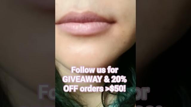 Lavender nude lipstick? subscribe for 20% off orders over $50 #makeup #purplelipstick #nudelipstick Lavender nude lipstick? subscribe for 20% off orders over $50 #makeup #purplelipstick #nudelipstick