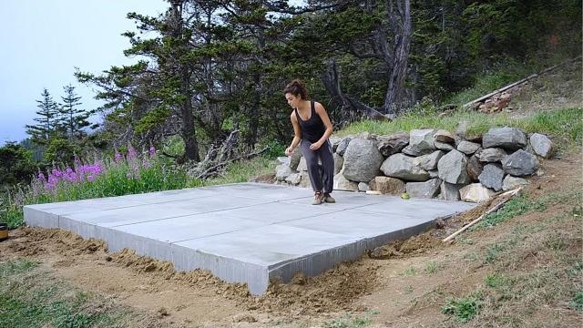 Woman builds off-grid villa in the mountains in 210 days | start to finish by @wildnovels Woman builds off-grid villa in the mountains in 210 days | start to finish by @wildnovels