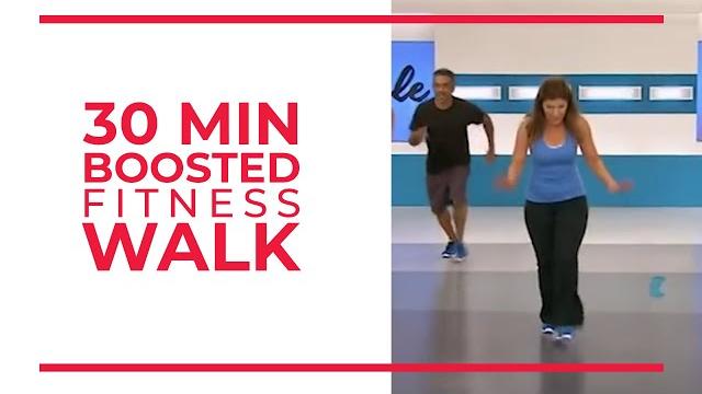 30 minute boosted fitness walk | walk at home 30 minute boosted fitness walk | walk at home