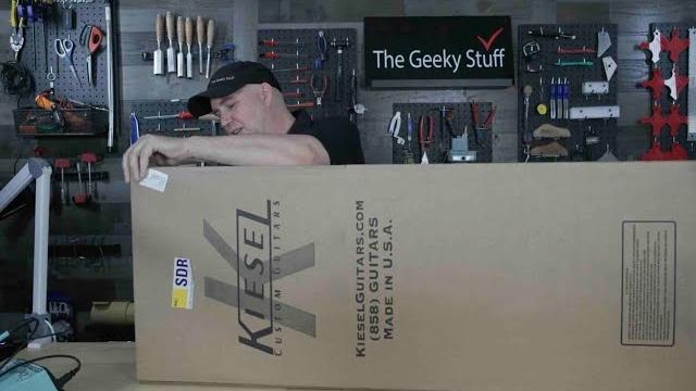 Unboxing the new kiesel kyber guitar Unboxing the new kiesel kyber guitar