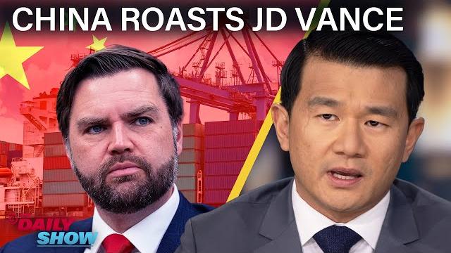 China strikes back at tariffs by roasting jd vance & selling out luxury retailers | the daily show China strikes back at tariffs by roasting jd vance & selling out luxury retailers | the daily show