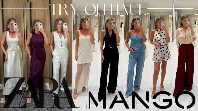 Huge zara and mango *** | try on haul | *** Huge zara and mango *** | try on haul | ***