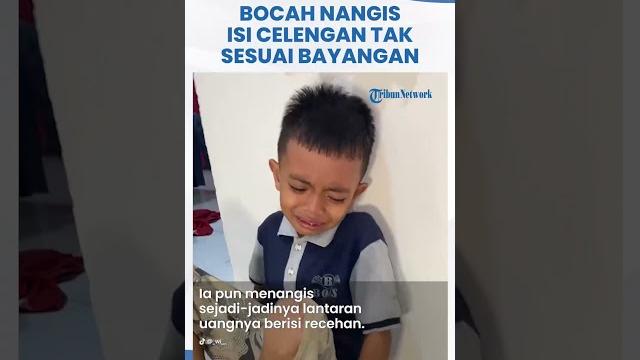 Viral momen bocil nangis buka celengan tak sesuai ekspetasi, nabung setahun ternyata recehan Viral momen bocil nangis buka celengan tak sesuai ekspetasi, nabung setahun ternyata recehan