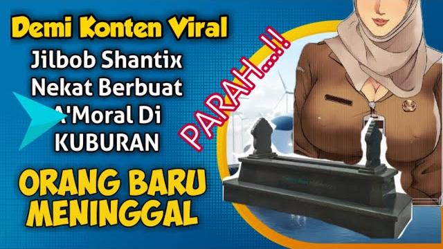 Jilbob sange, hijaber goyang di kuburan Jilbob sange, hijaber goyang di kuburan