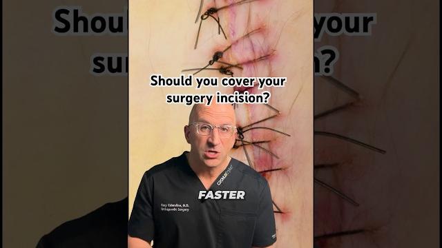 Do covered incisions heal faster? #shorts Do covered incisions heal faster? #shorts