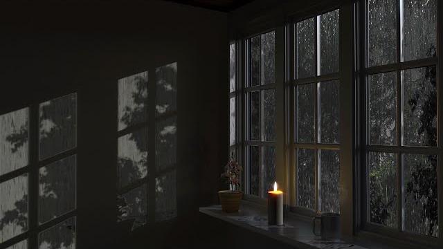 Rain on window with thunder sounds - rain in forest at night - 10 hours relaxation and sleep Rain on window with thunder sounds - rain in forest at night - 10 hours relaxation and sleep