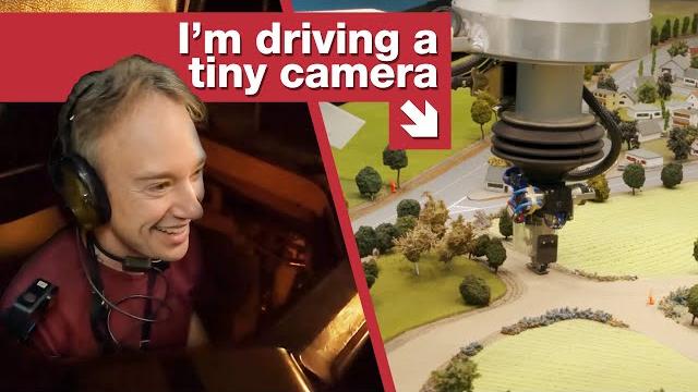 This 1970s tank simulator drives through a tiny world This 1970s tank simulator drives through a tiny world