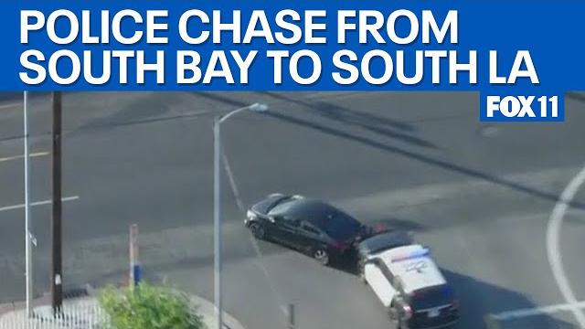 Police chase from south bay to south la | fox 11 la Police chase from south bay to south la | fox 11 la