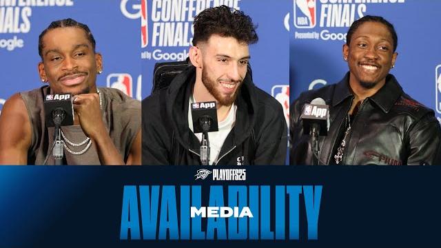 Post game media availability | okc thunder at minnesota timberwolves | nba playoffs | may 26, 2025 Post game media availability | okc thunder at minnesota timberwolves | nba playoffs | may 26, 2025